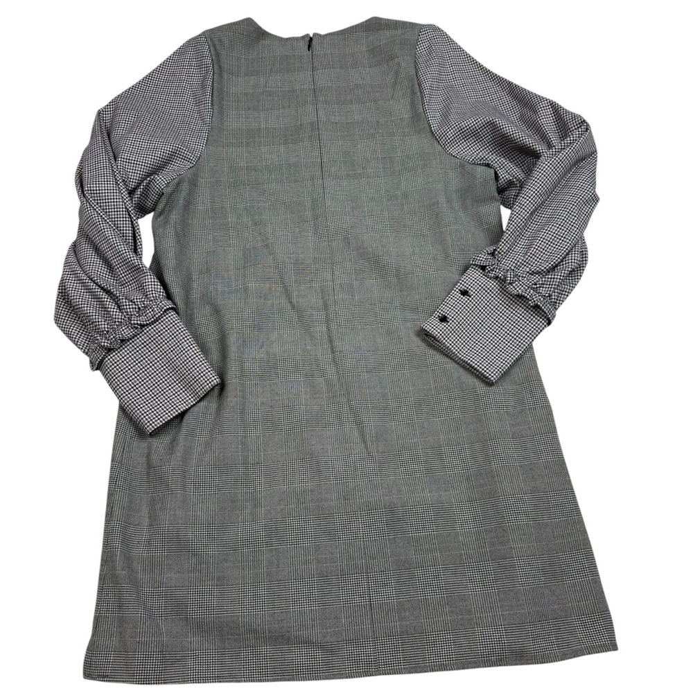BCBGMaxAzria Ballon sleeve houndstooth dress - Picture 3 of 7